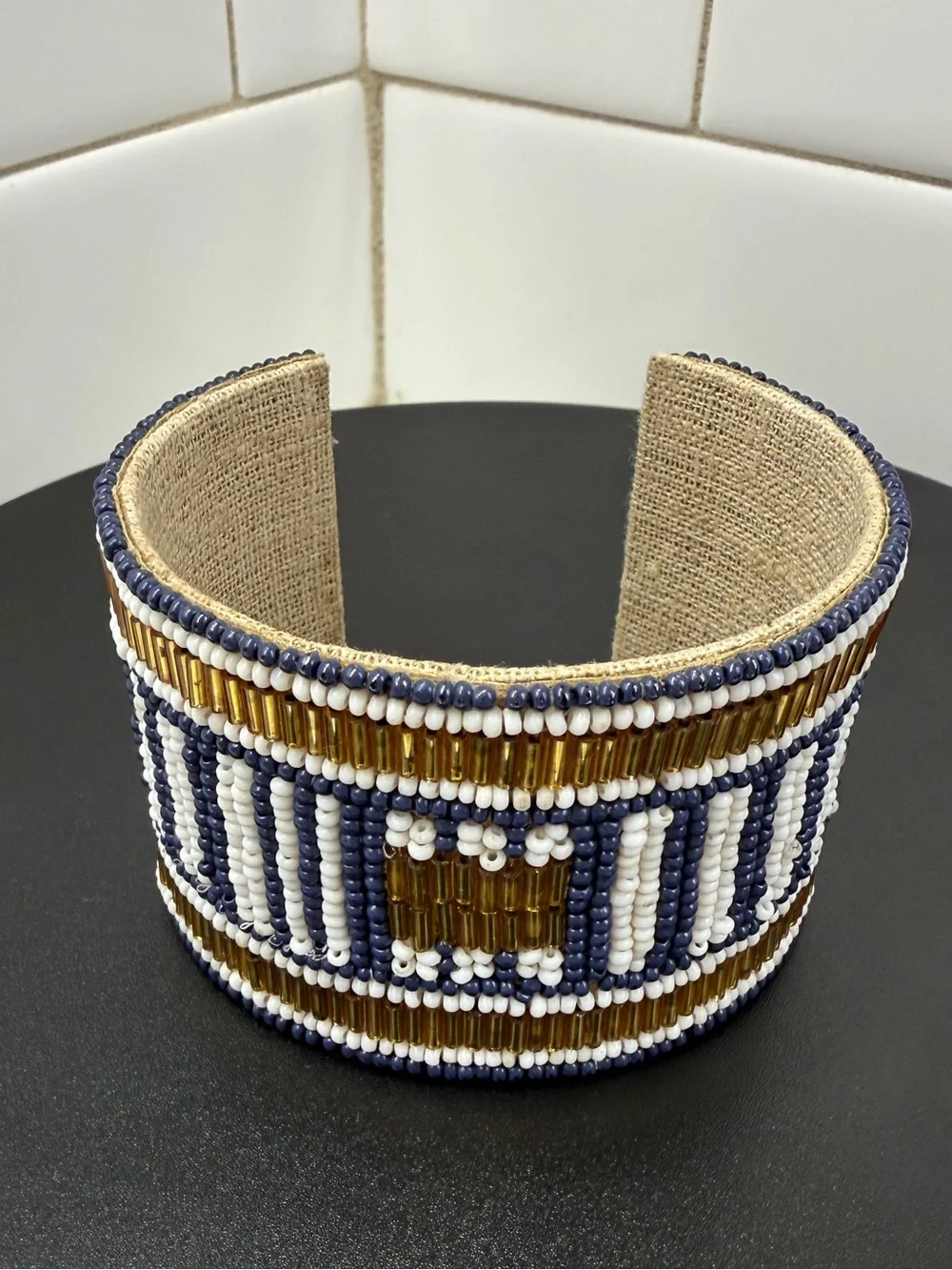 Southwestern Hand-Beaded Cuff Bracelet